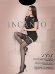 9465 Чулки INCANTO Vogue черные силикон S/M