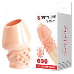 026248 Рельефная насадка с открытой головкой Matias Pretty Love 7 см ― Секс Культура
