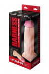 033003 Фаллоимитатор NEOSKIN (кибер-кожа) с поясом «Harness» (strap-on) коробка с пробником. 