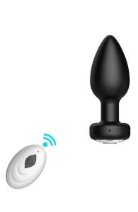 001044 Анальная пробочка Шелк на ДУ USB  ― Секс Культура