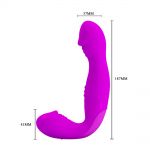 BI-014227 Безремневой вибрострапон Angelo PURPLE BI-014227