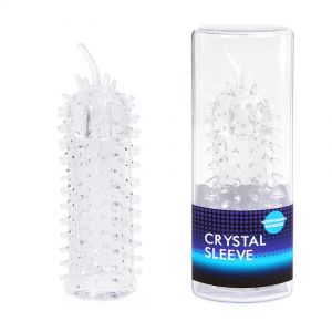 10009 Насадка закрытая CRYSTAL SLEEVE  ― Секс Культура