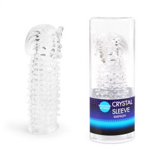 10010 Насадка закрытая CRYSTAL SLEEVE Фараон ― Секс Культура