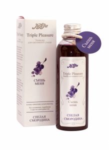 10289 Эликсир для интимного ухода "Triple Pleasure" Спелая смородина 130 гр ― Секс Культура