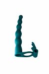 1202-03lola Вибронасадка для двойного проникновения Pure Passion Bunny Green 1202-03lola