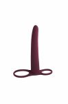 1200-02lola Насадка для двойного проникновения Pure Passion Gimlet Wine red 1200-02lola