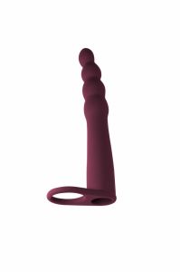 1201-02lola Вибронасадка для двойного проникновения Pure Passion Bramble Wine red 1201-02lola ― Секс Культура