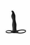 1204-01 Вибронасадка для двойного проникновения Pure Passion Flirtini black