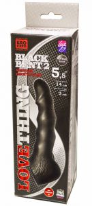 132104 Насадка для страпона Lovething Black bent 5,5" ― Секс Культура