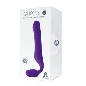 20743AL Страпон Strapless Strap On Queens L Purple 20743AL ― Секс Культура