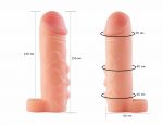 692203 Фаллоудлинитель неоскин с кольцом. 