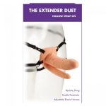 2327 Фаллопротез вагинально-анальный Extender Duet Hollow Strap-On Kinx