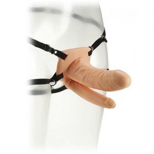 2327 Фаллопротез вагинально-анальный Extender Duet Hollow Strap-On Kinx ― Секс Культура
