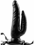 333723 Страпон с вибрацией FF Dual Penetrator Black 333723PD