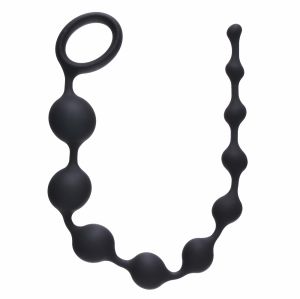 4103-03 Анальная цепочка Long Pleasure Chain Black ― Секс Культура