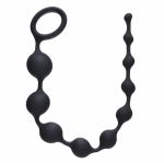 4103-03 Анальная цепочка Long Pleasure Chain Black