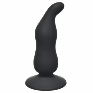 4104-03 Анальная пробка Waved Anal Plug Black  ― Секс Культура