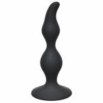 4105-03 Анальная пробка Curved Anal Plug Black