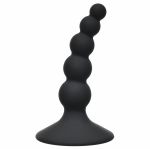 4108-03 Анальная пробка Ribbed Plug Black