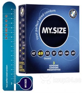 4649 Презервативы MY.SIZE 49 размер 3 шт ― Секс Культура