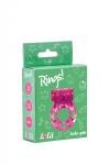 0114-83Lola Эрекционное кольцо с вибрацией Rings Axle-pin pink 0114-83Lola