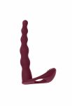 1203-02lola Вибронасадка для Двойного Проникновения Pure Passion Farnell Wine Red 1203-02lola