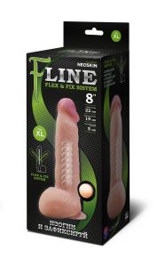 582703 Фаллоимитатор неоскин на присоске "F" LINE ― Секс Культура