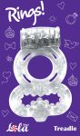 0114-60Lola Эрекционное кольцо Rings Treadle white 0114-60Lola