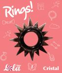 0112-13Lola Эрекционное кольцо Rings Cristal black 0112-13Lola