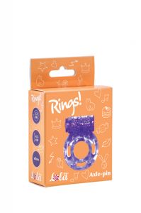 0114-81Lola Эрекционное кольцо с вибрацией Rings Axle-pin purple 0114-81Lola ― Секс Культура