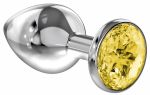 4010-02Lola Анальная пробка Diamond Yellow Sparkle Large 4010-02Lola