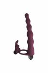 1202-02lola Вибронасадка для двойного проникновения Pure Passion Bunny Wine red 1202-02lola