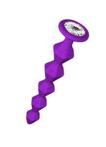 1400-03lola Анальная Цепочка с Кристаллом Emotions Buddy Purple 1400-03lola ― Секс Культура