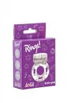 0114-80 Эрекционное кольцо с вибрацией Rings Axle-pin white