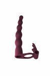 1202-02lola Вибронасадка для двойного проникновения Pure Passion Bunny Wine red 1202-02lola