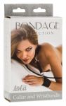 1058-02Lola Ошейник с наручниками Bondage Collection Collar and Wristbands Plus Size 1058-02Lola