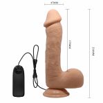 BW-008040Z Вибратор The Big Penis BW-008040Z