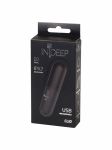 7705-03indeep Перезаряжаемая вибропуля Indeep Clio Black 7705-03indeep