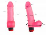 22170 Вибратор гелевый в целлофане 15,5 см х 3,9 см